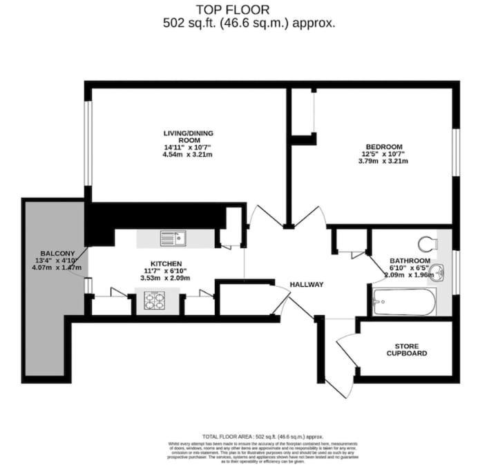 Top Floor 1 Bedroom Apartment With Views Over 伦敦 外观 照片